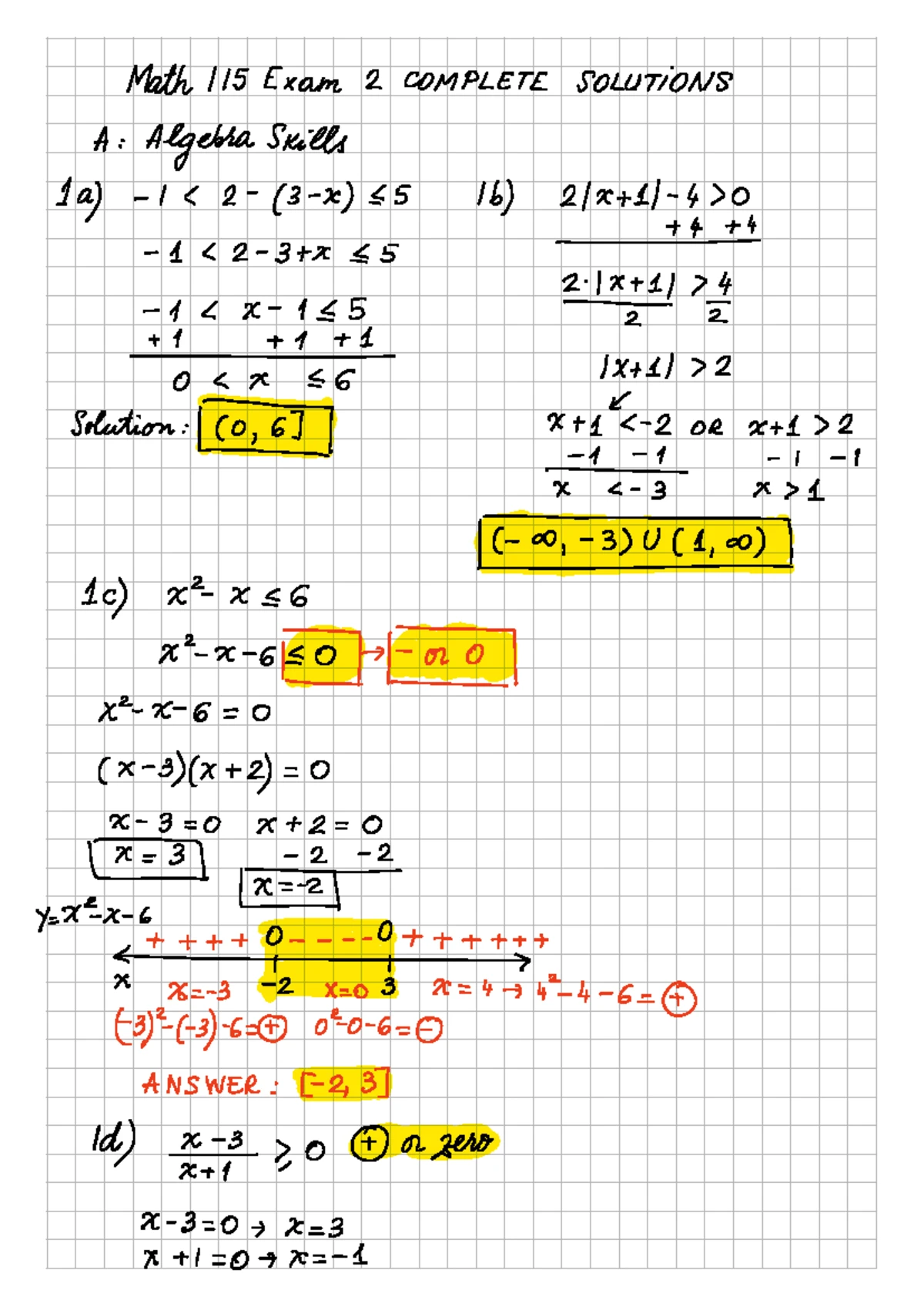 Math 115 Final Exam Review Exercises Spring 2019 - 21:640:114 - Studocu