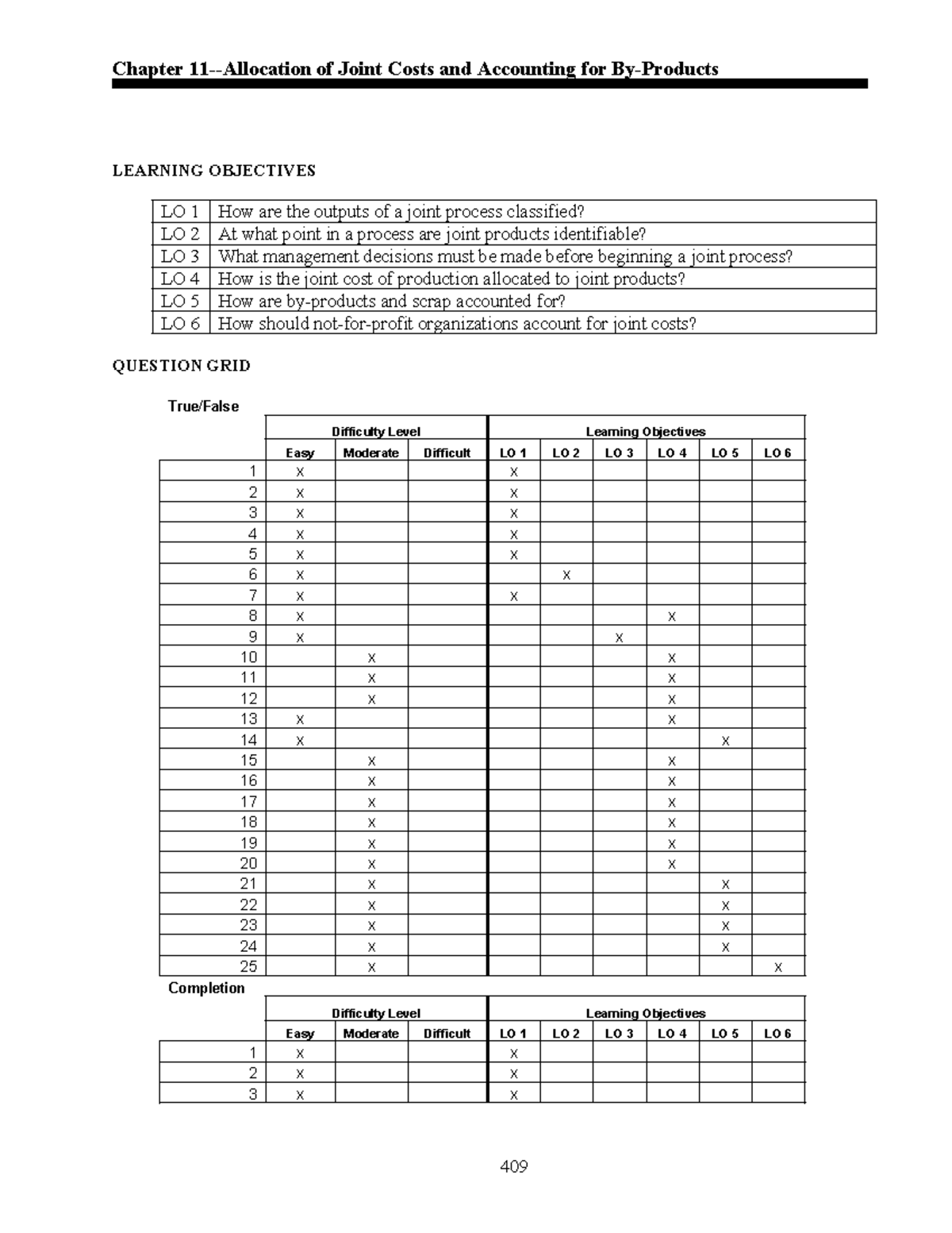 Chapter 11 - Joint Costs and Accounting for Cost Allocation in ...