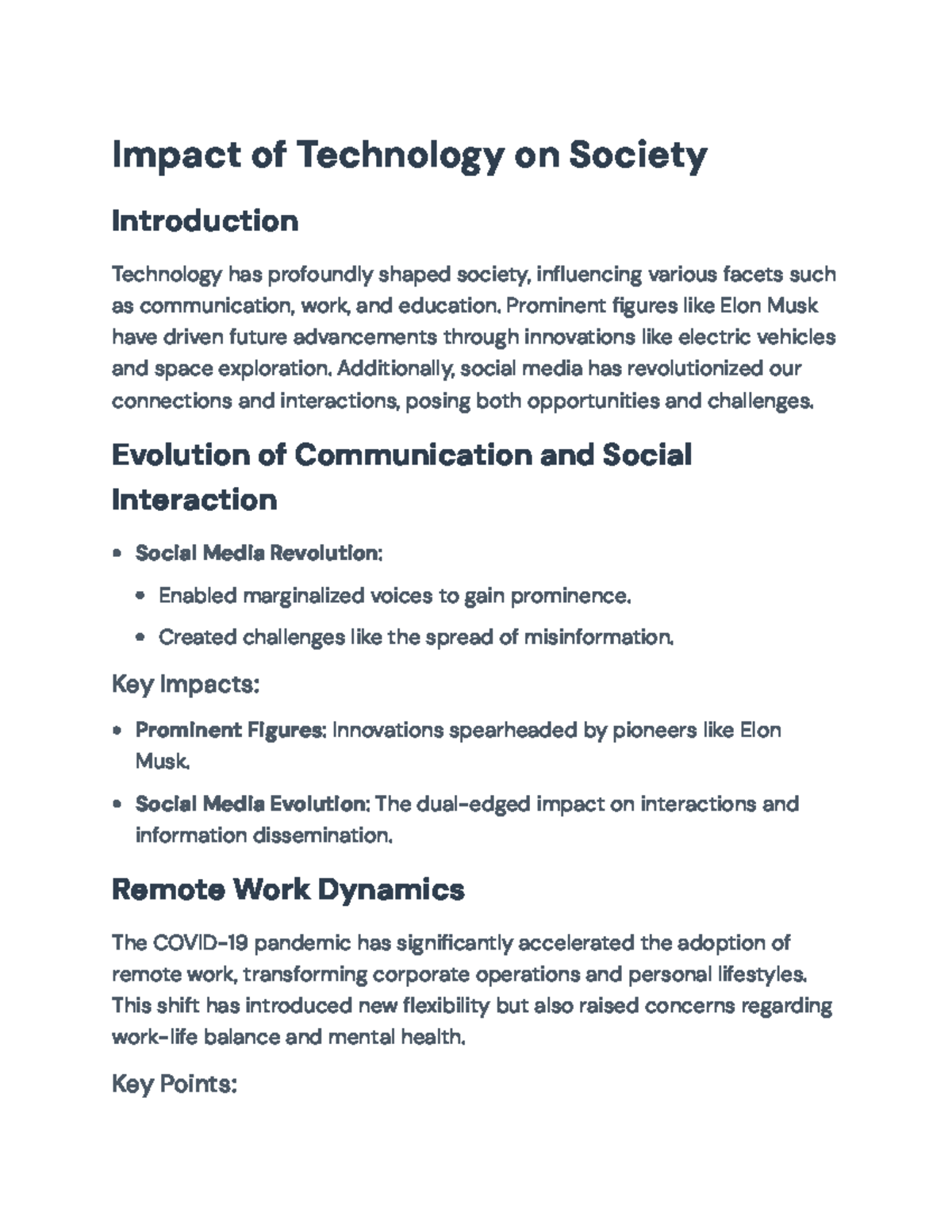 Impact of Technology on Society: Ethical, Social & Future Insights ...