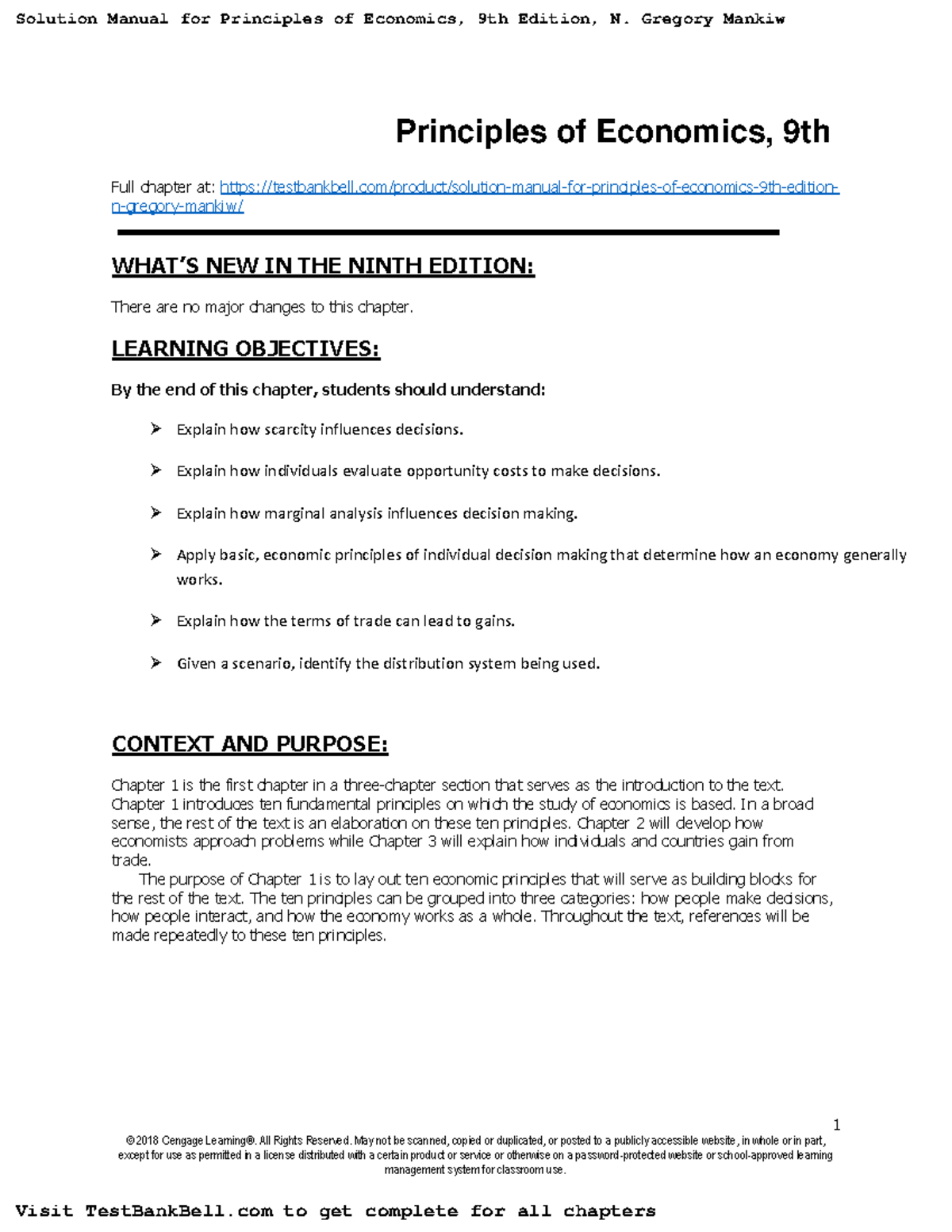 Pdfcoffee - Good notes - 1 © 2018 Cengage Learning®. All Rights ...
