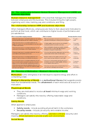 Unit 4 Notes - Unit 4 2021 AoS 1 – Health and Wellbeing in a Global ...