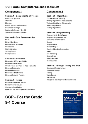 AQA GCSE Physics Paper 1 Topic List - Studocu