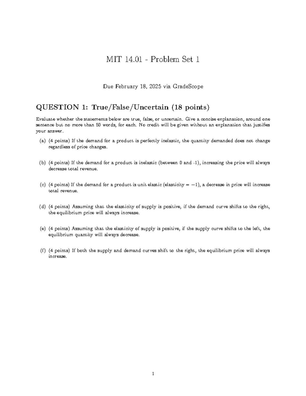 MIT 14.01 PSET 1: Demand Evaluation & Smartphone Market Analysis - Studocu