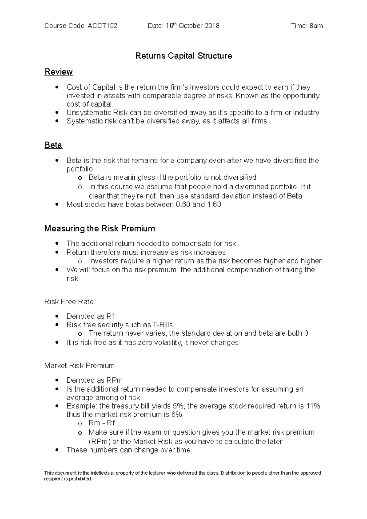 ACCT102 - Lecture Notes for Term 1 with Tutorial Activities - Studocu