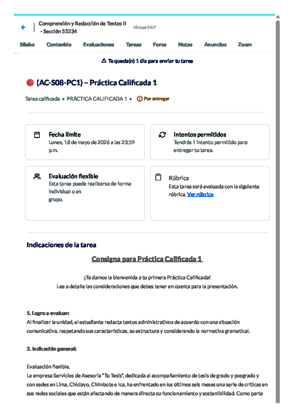 UTP+class Cursos.pdfcomprension y redaccion - - Studocu