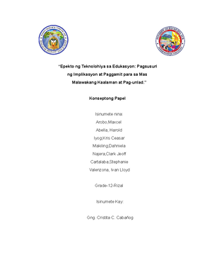 SIP - Chapter 1 & 2 - A Science Investigatory Project - INAWAYAN ...