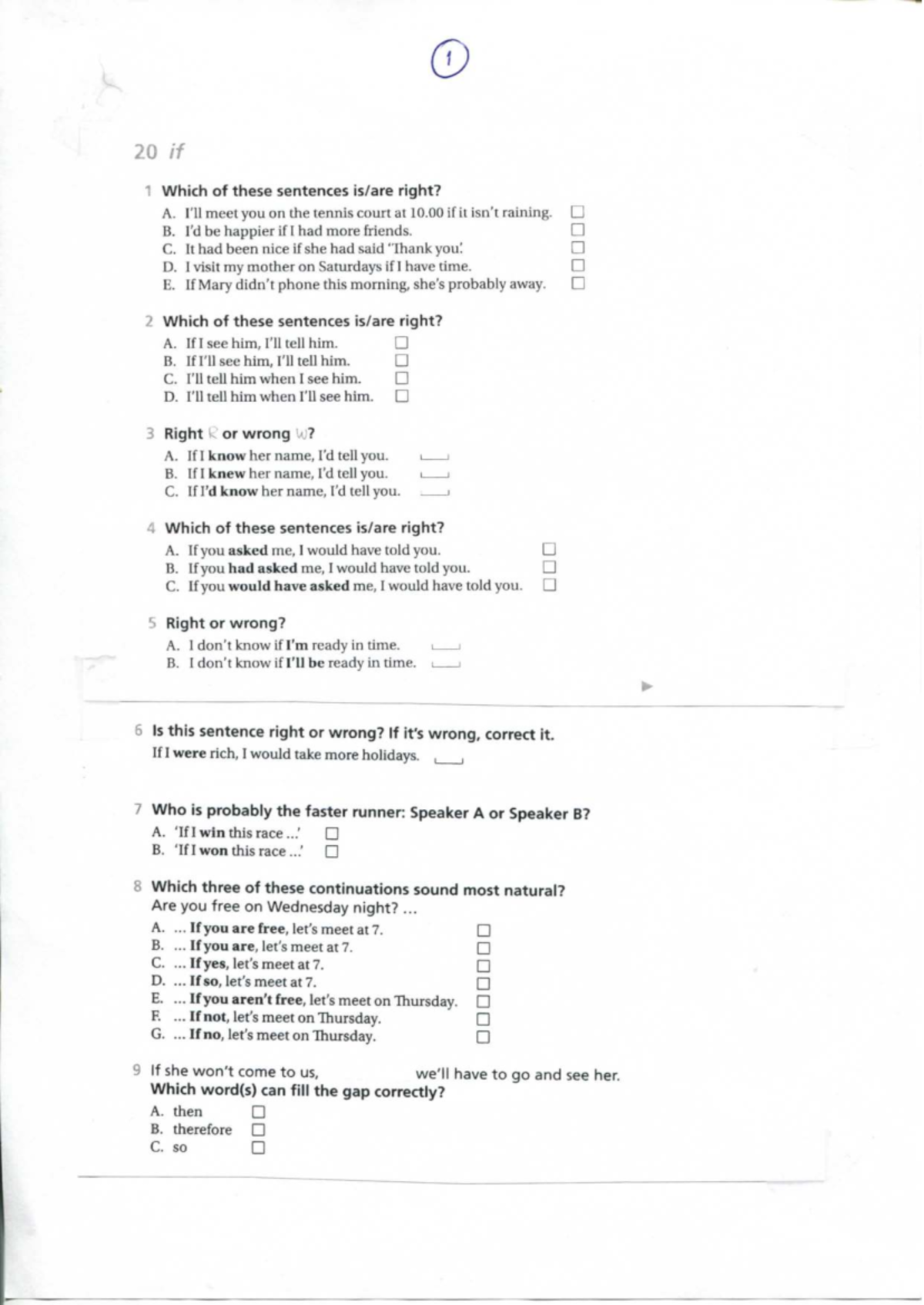 C2 Conditionals 2 - English Studies Practice Questions - Studocu