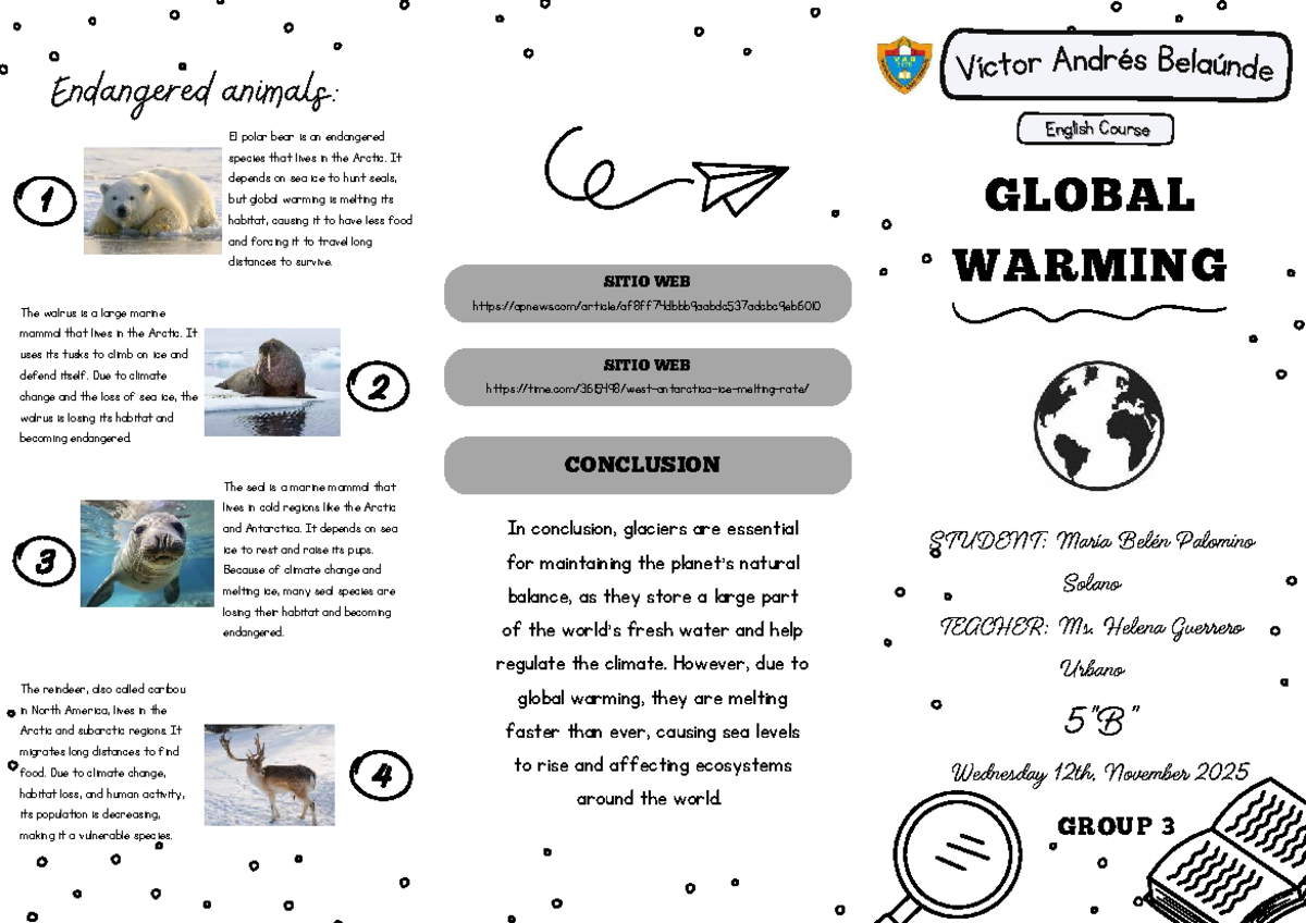 Endangered Animals: Impact of Climate Change on Arctic Species - Studocu