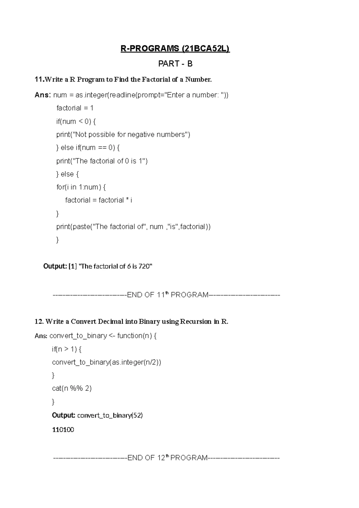 DAA LAB - notes - 1Write a program to sort a list of N elements using ...