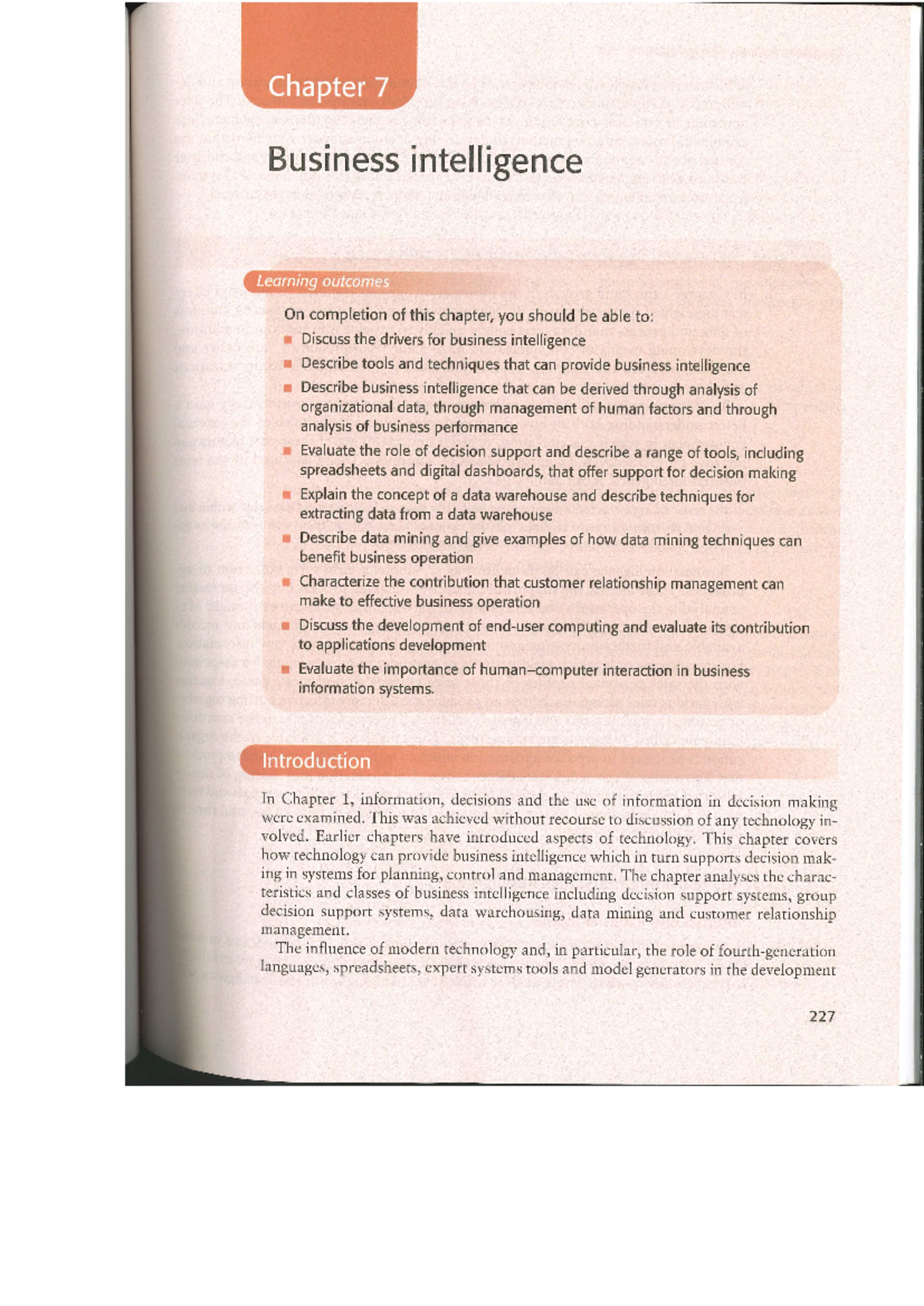 Chapter 7 - Exploring Business Information Systems in Depth - Studeersnel