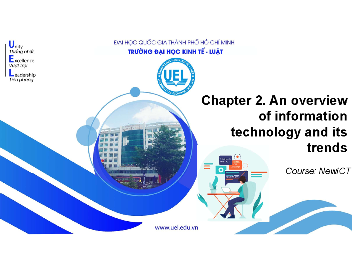 NewICT 2 Chapter 2: Overview of Information Technology Trends - Studocu