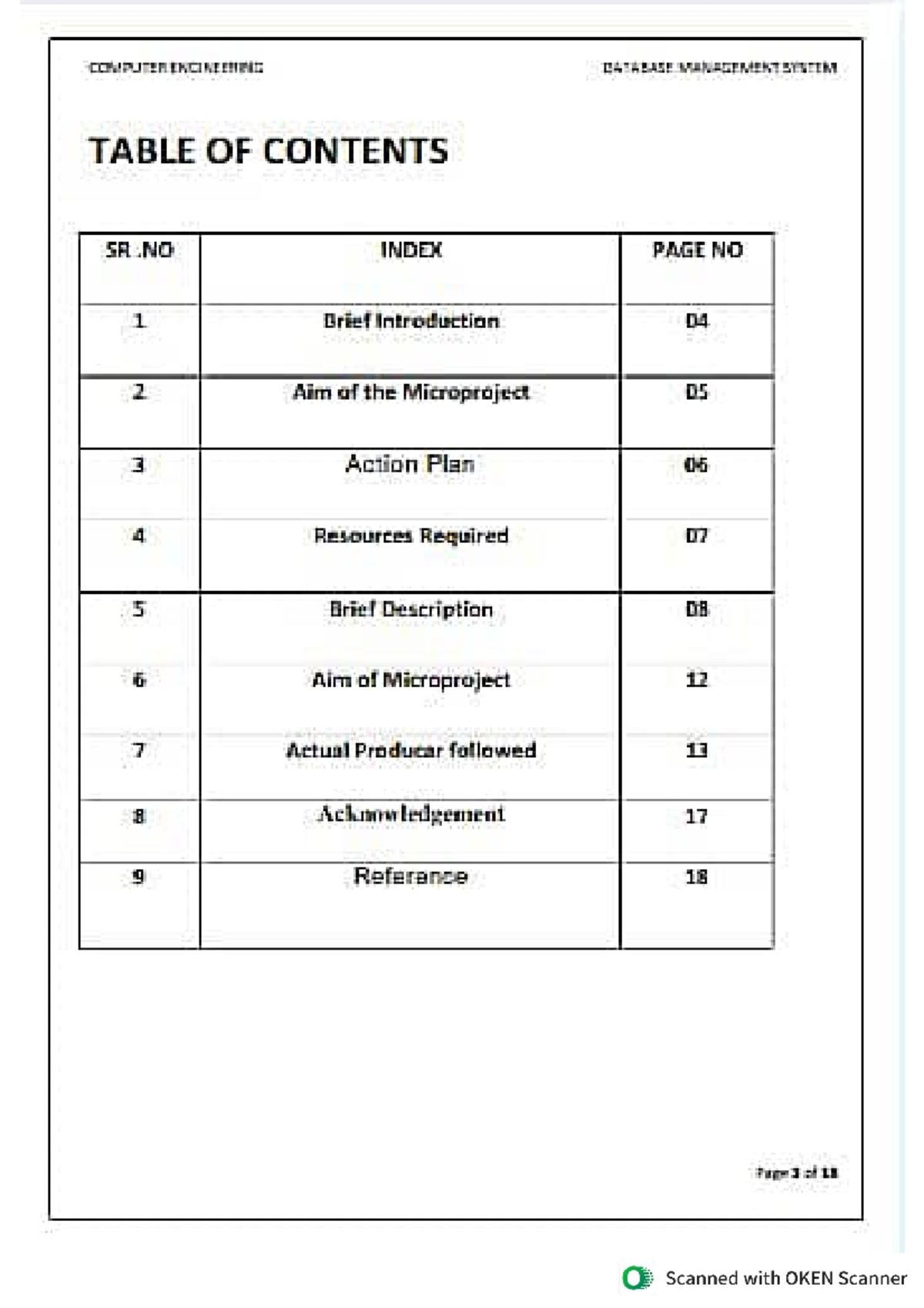 Computer Engineering Project: Data Management Control Structures (CSE ...