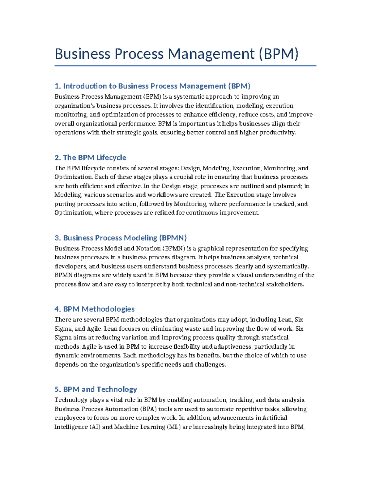 BPM 101: Key Concepts and Methodologies in Business Process Management ...