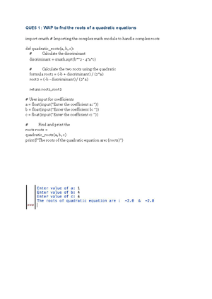 Python Codes-3: Prime Number Checker & Generator Functions - Studocu