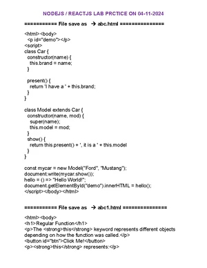 Nodejs LAB Final Practice: Math Sprint Game on 11-11-2024 - Studocu