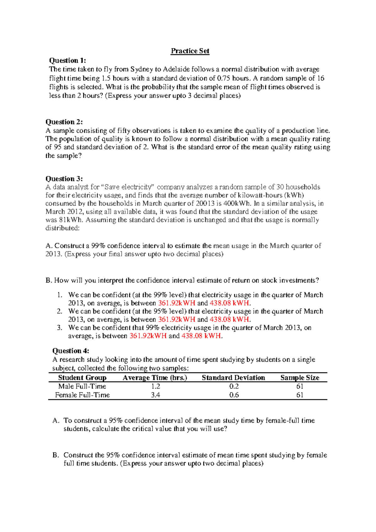 Sample/practice exam 2015, questions and answers - Practice Set ...