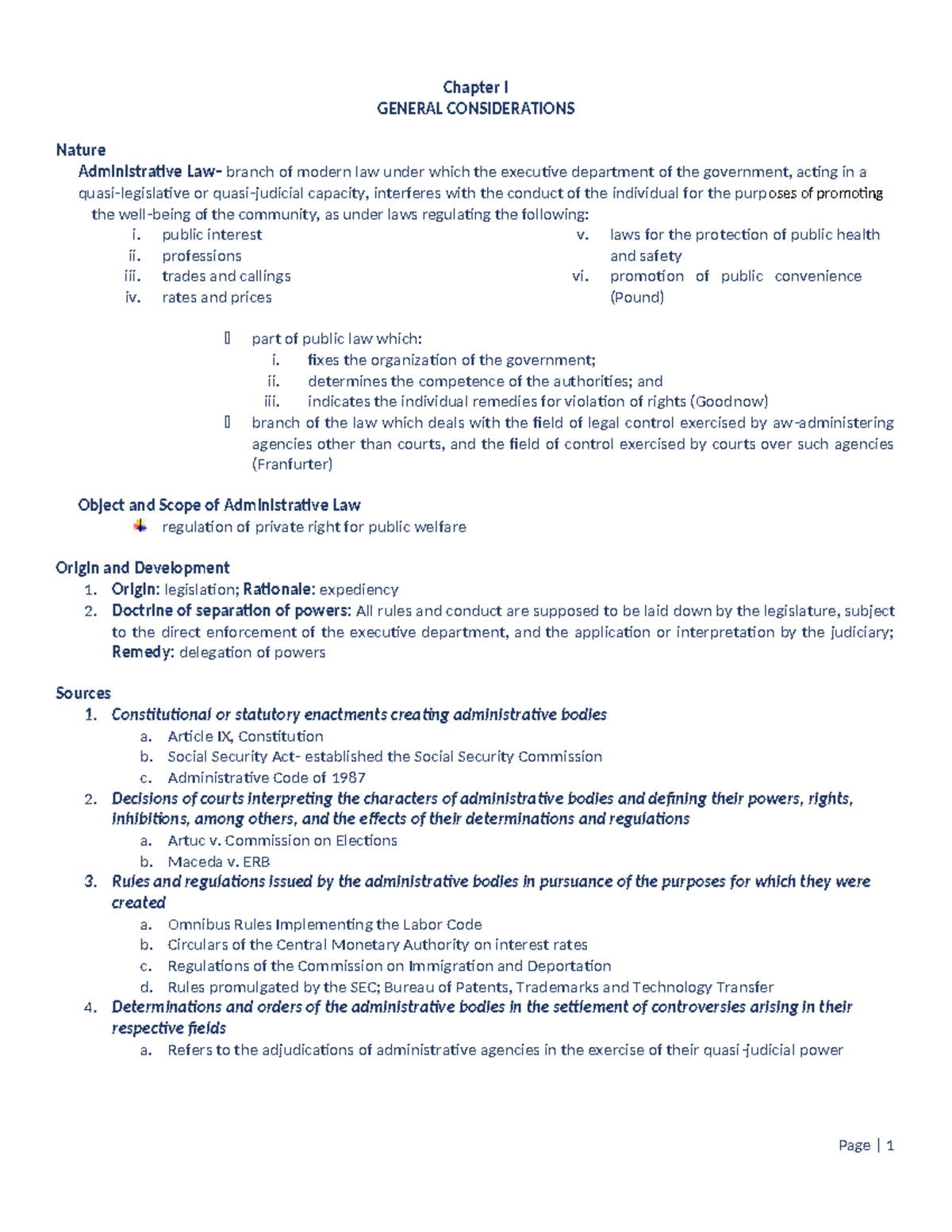 Administrative Law Overview: Key Concepts and Principles (LAW 101 ...