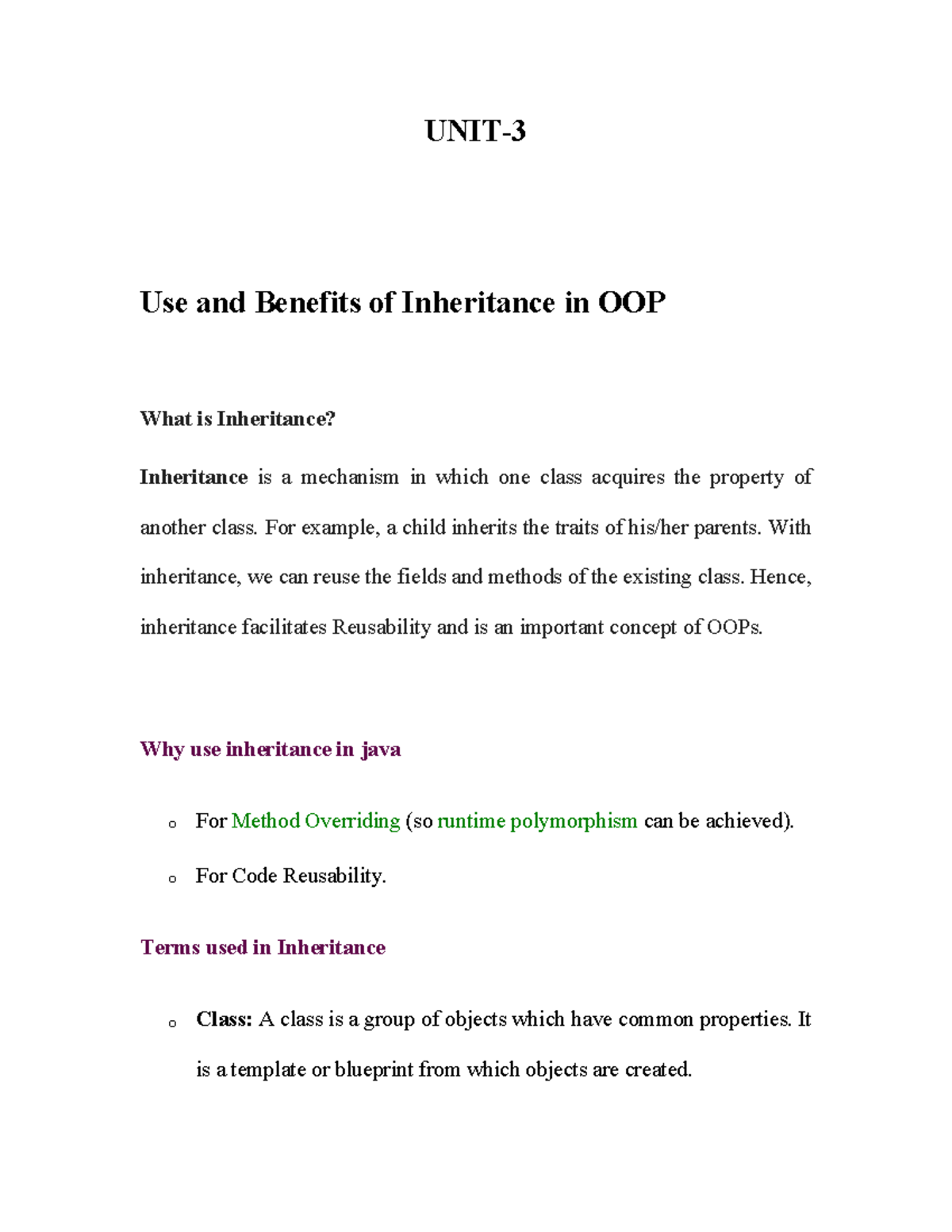 CS270 JAVA 3 4 - Inheritance and Polymorphism in Java OOP Concepts ...