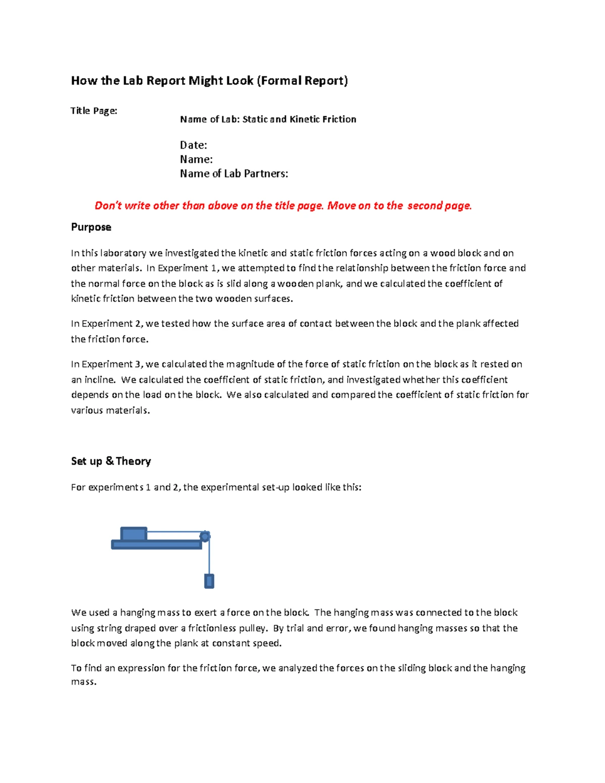 Lab 03 Motion on Incline - Lab 03 _ Motion on an Incline Part A: Angle ...