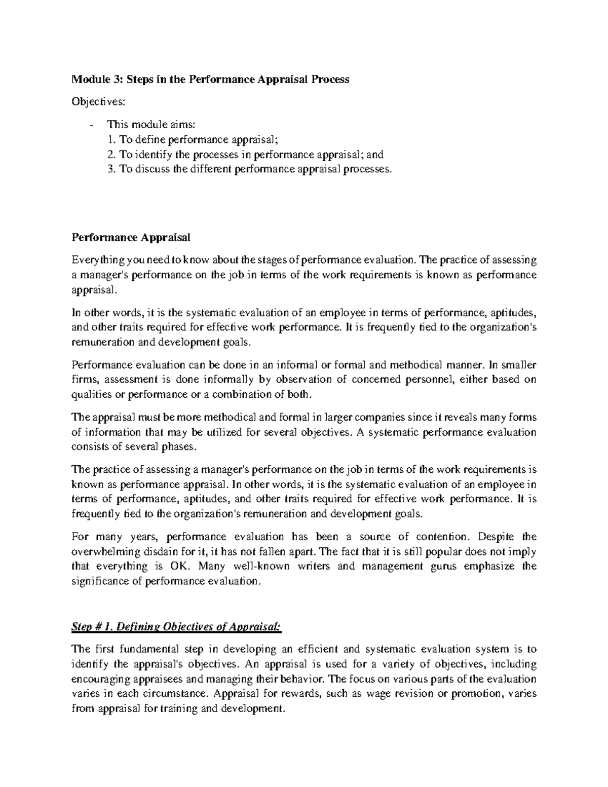 F3DVGDSFHBFSDZGVDA: Steps in Performance Appraisal Process Explained ...