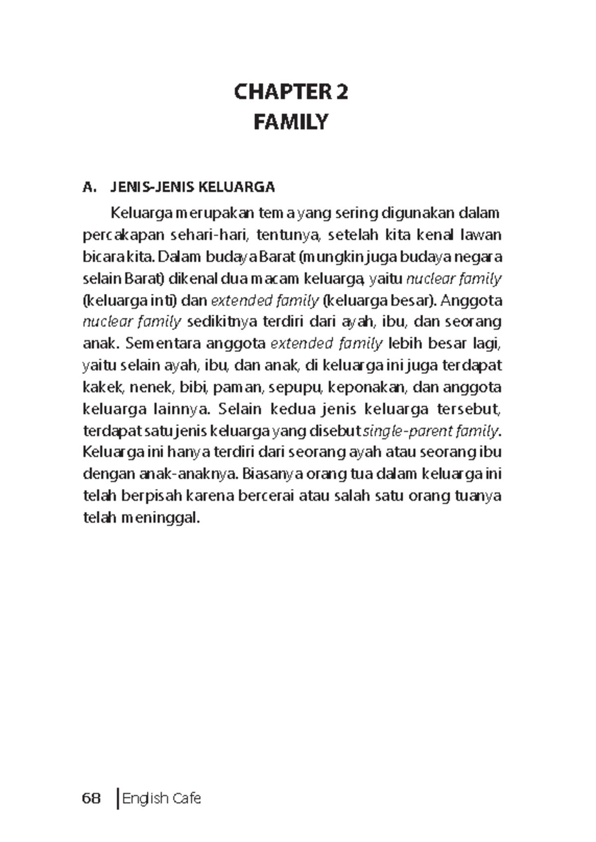 Chapter 2 - Family Concepts in Modul EC Level 1 - Studocu