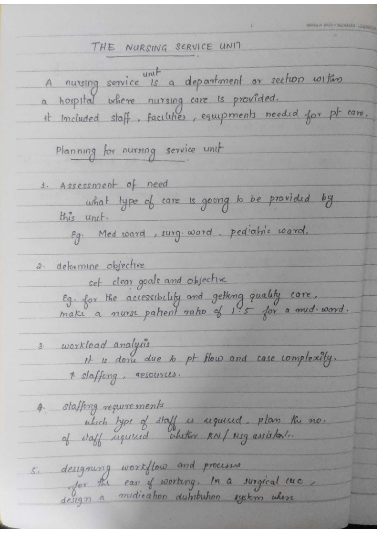 NUR 101: Nursing Service Unit Management and Patient Care Planning ...