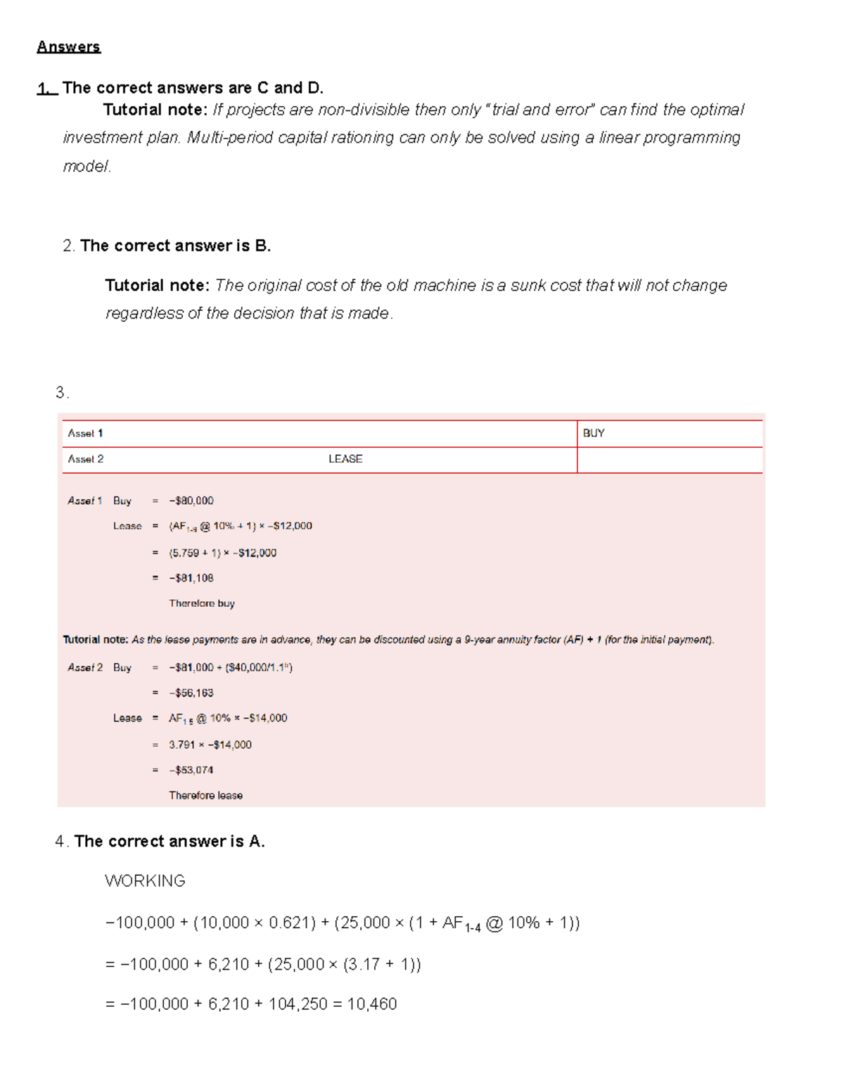 FM Exam Prep Mock Answers - June 2025 - Studocu