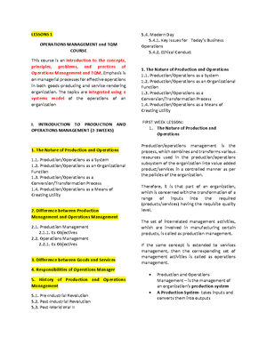 Chap 1 SCM - KEY CONCEPTS OF SUPPLY CHAIN MANAGEMENT - CHAPTER 1: KEY ...