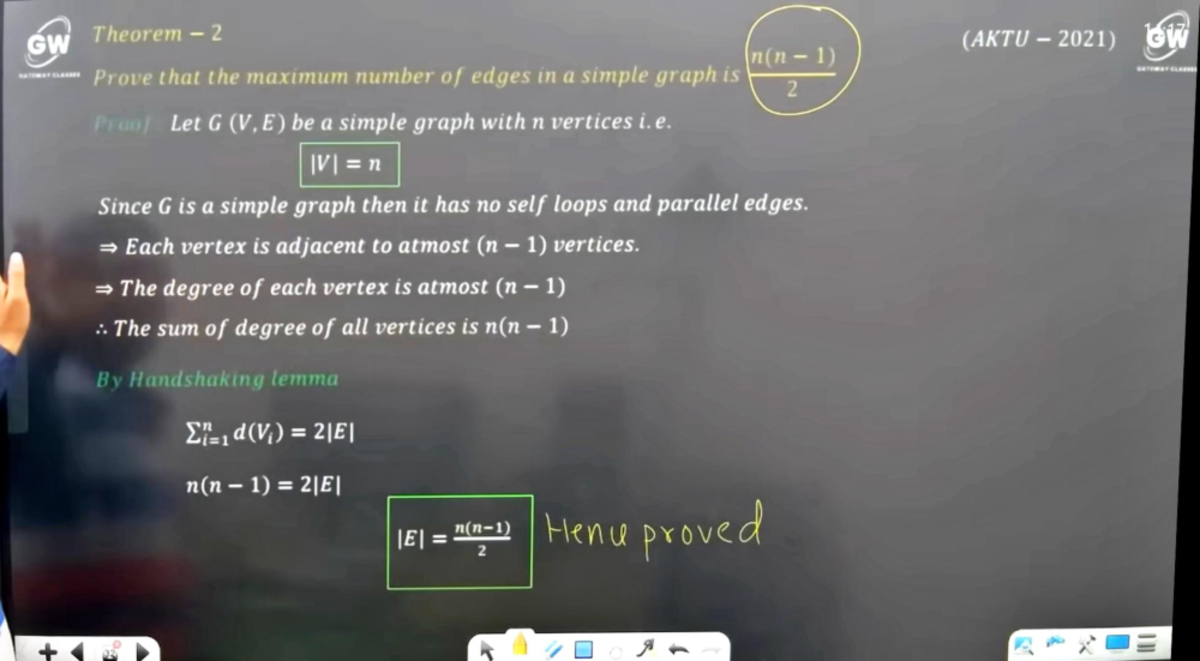 Dstl unit 5 - Dstl notes unit 5 - GW Theorem 2 (AKTU 2021) Prove that ...