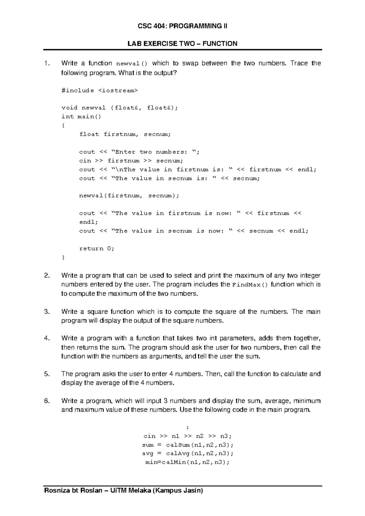LAB 1 Report: Introduction to Python Programming - CSC3005 - Studocu