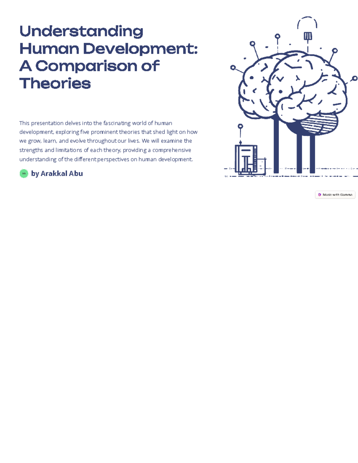 Understanding Human Development A Comparison of Theories. pdf ...