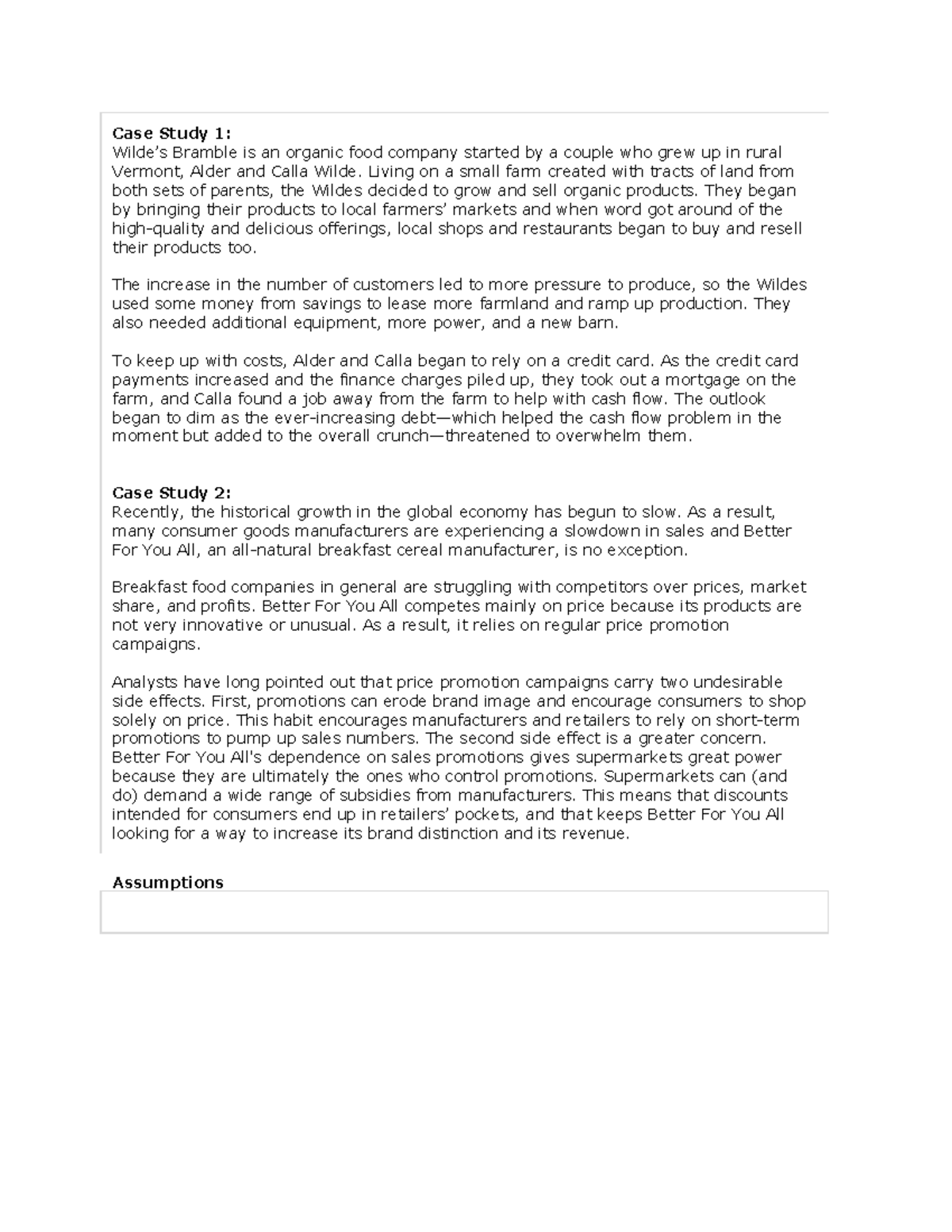 Task One Case Studies - Insights on Assessment Challenges & Strategies ...