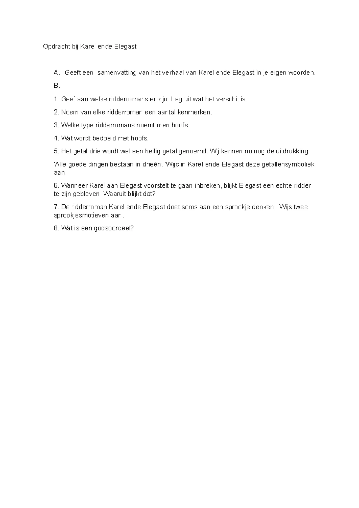 Literatuurlijst en Hulp voor Havo-4 en Havo-5 Lezen Opdrachten - Studeersnel