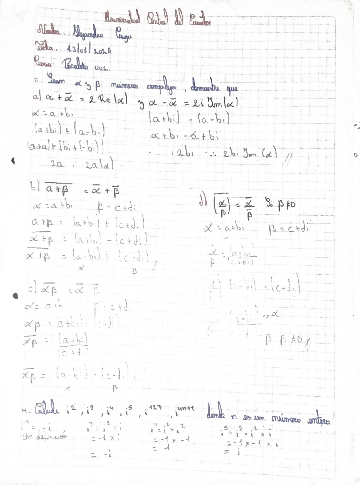 Mathematics Lecture Notes: Complex Numbers and Proofs (Course 002 ...