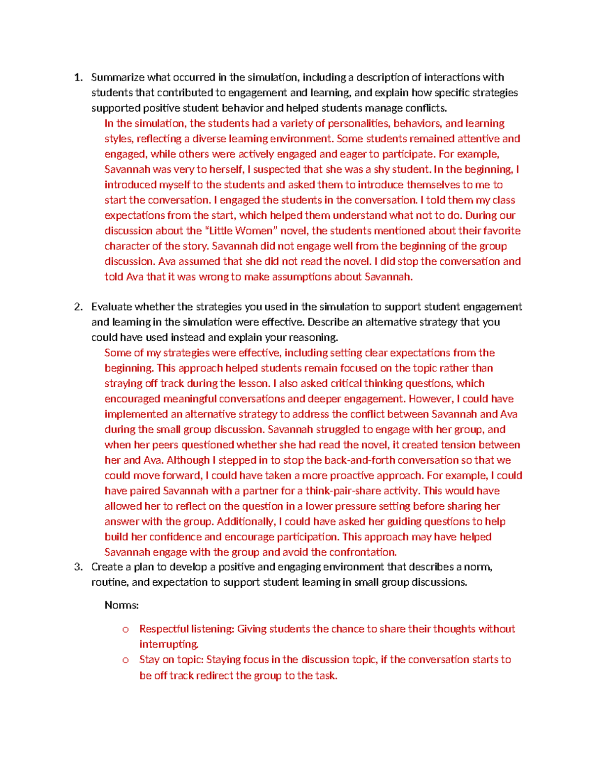 D661 Task 1 Reflection: Enhancing Student Engagement Strategies - Studocu