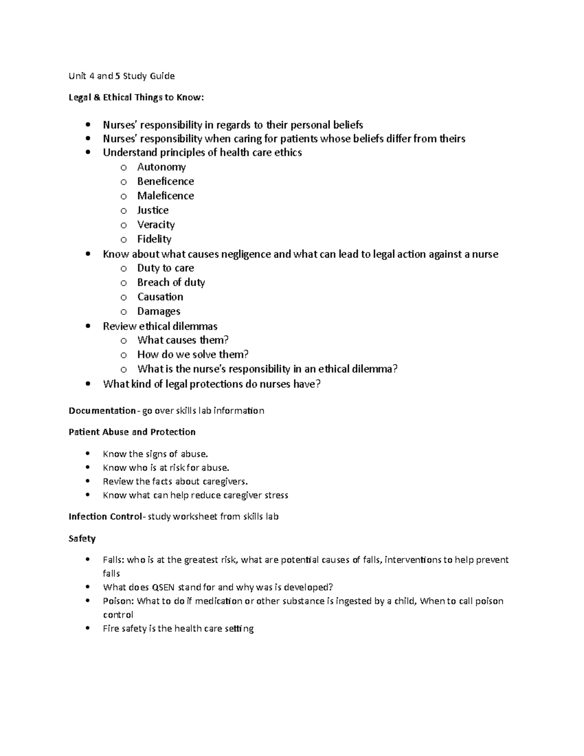 Unit 4 and 5 Study Guide - this is my lecture notes hope this helps ...