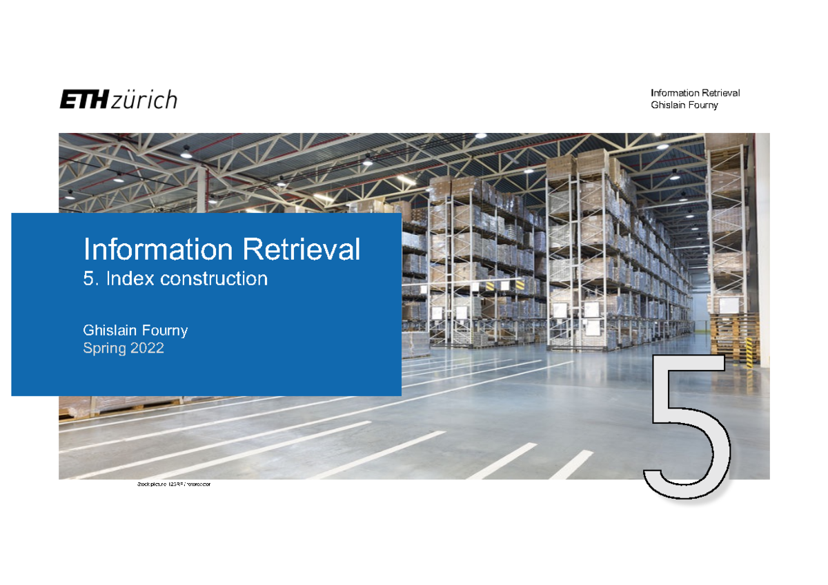05 Information Retrieval - Index construction - Information Retrieval ...