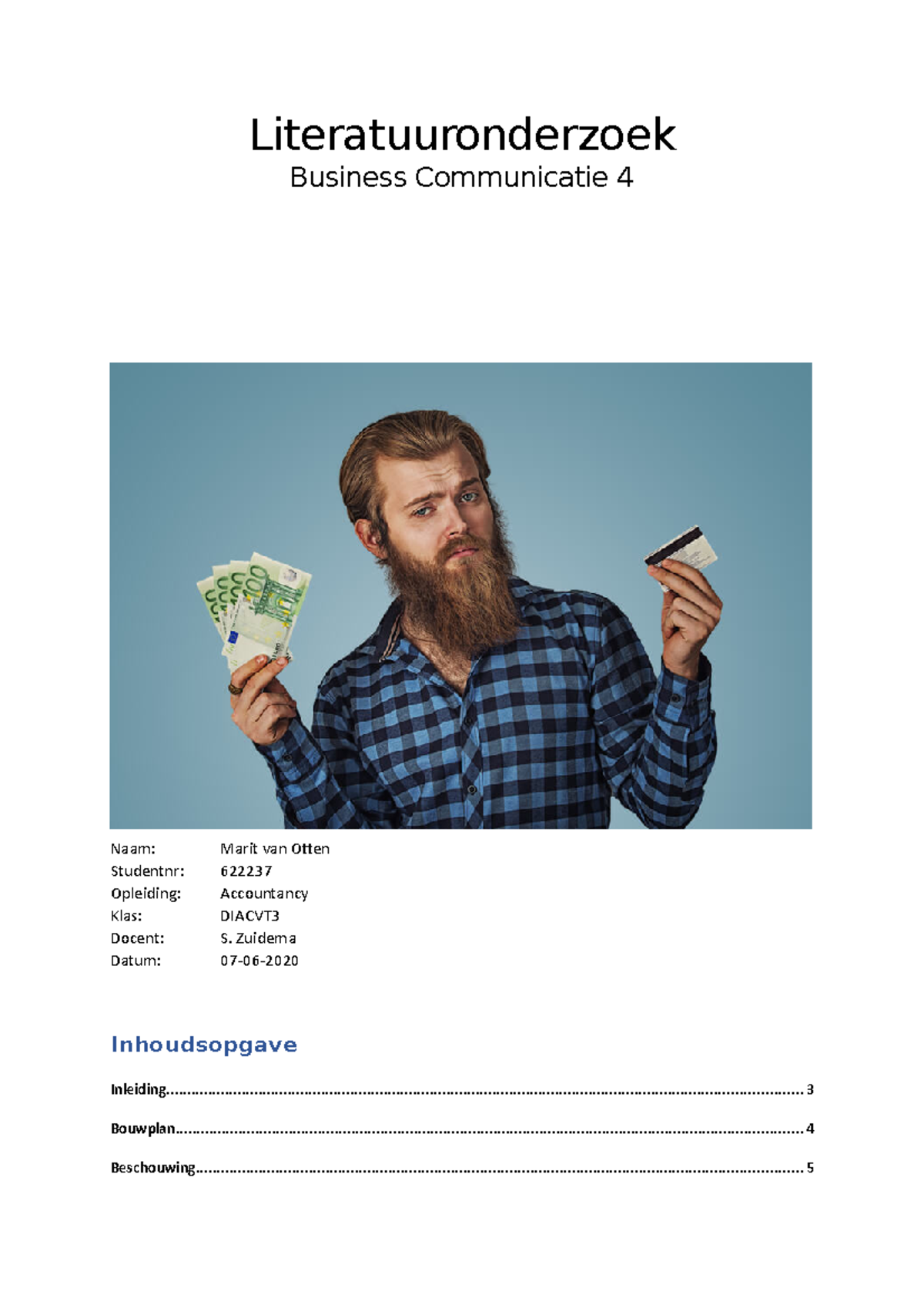 Literatuuronderzoek over Investeren in Cryptovaluta - ALFCAVT2C -  Studeersnel