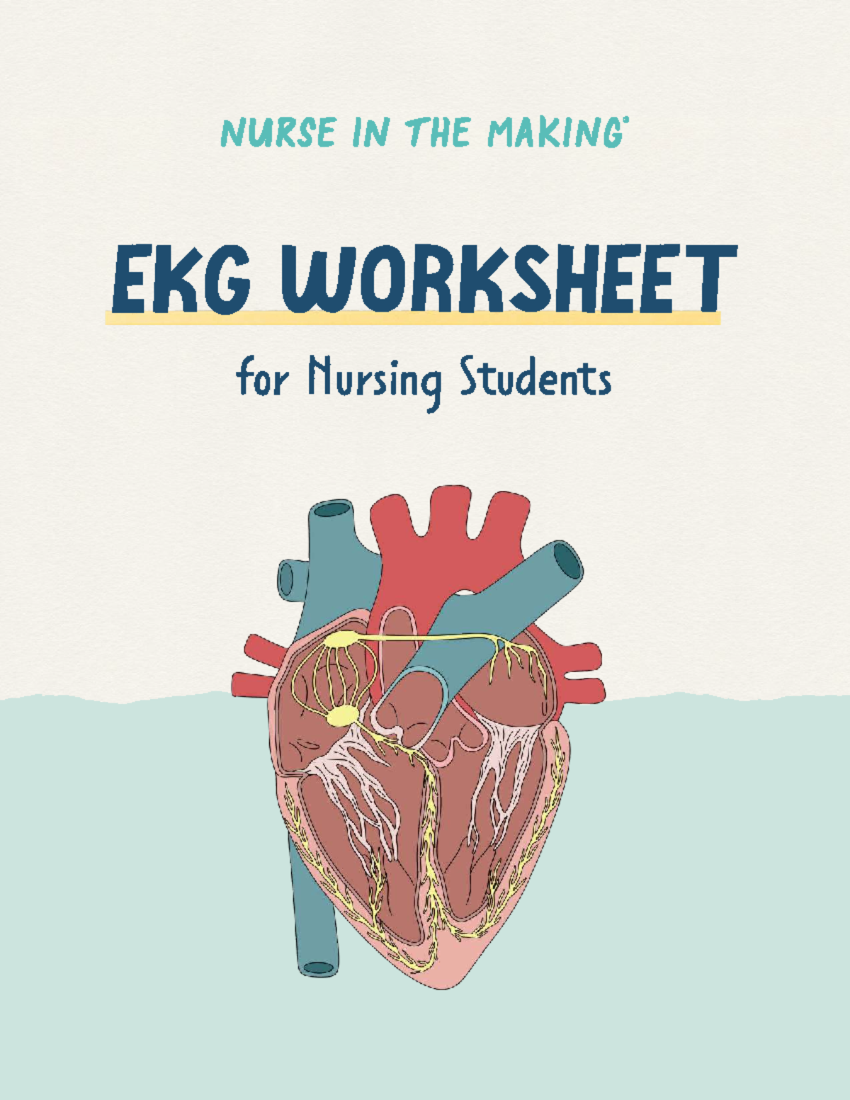 EKG Worksheet for Nursing Students - Key Concepts & Practice - Studocu