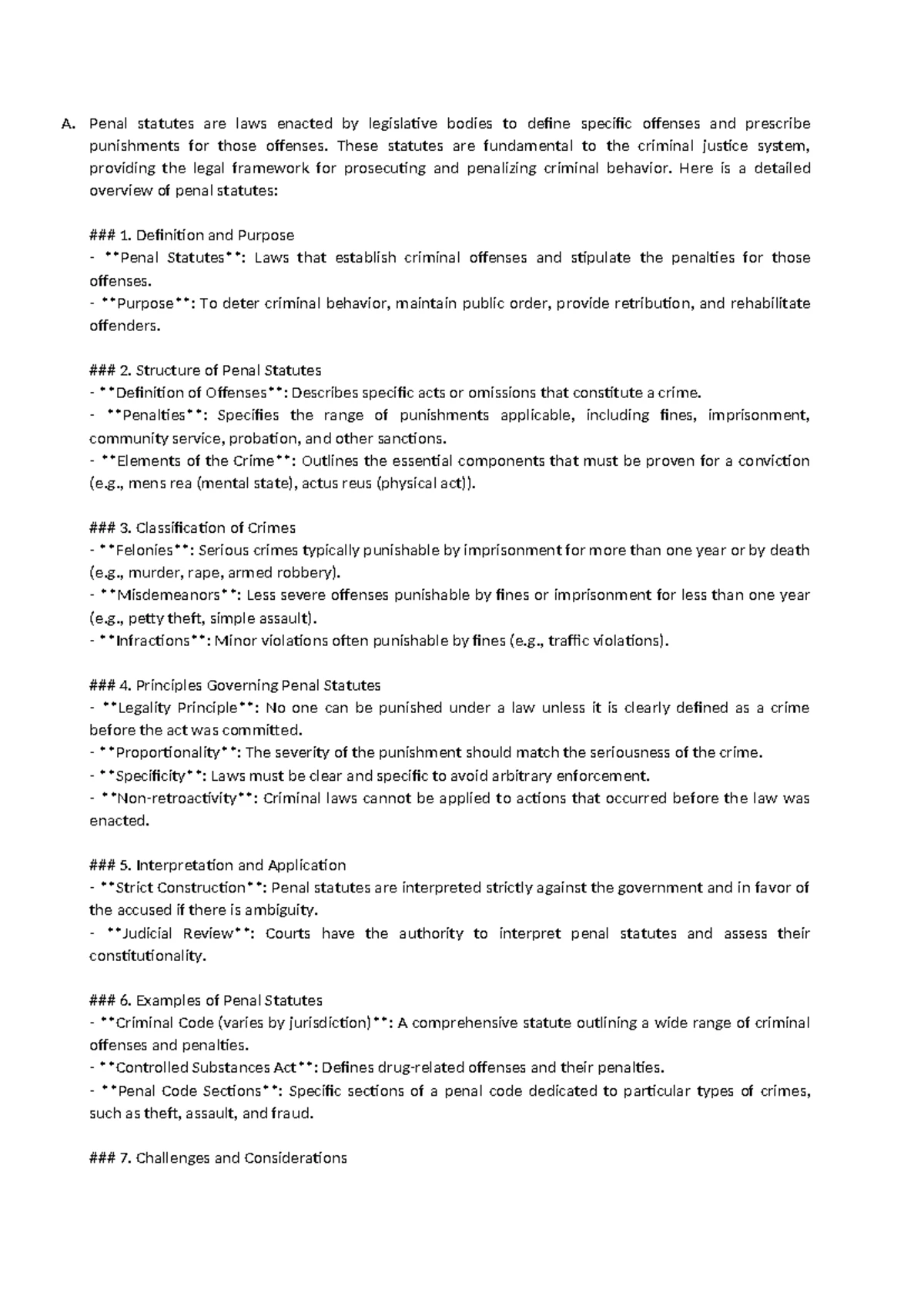 Interpretation of Statutes Model Answers - Discuss the doctrine of ...