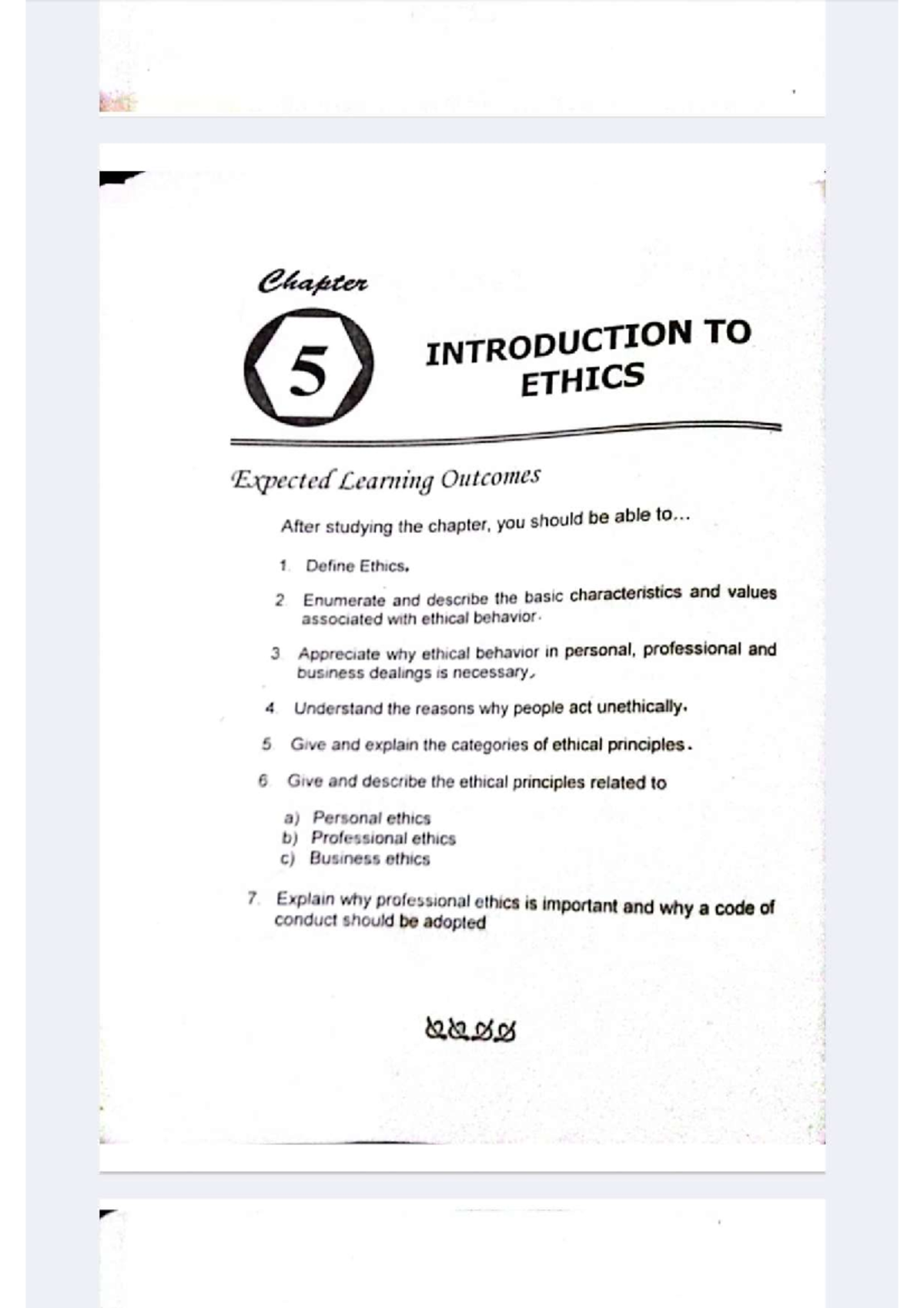 SRR CHAPTER 5: Introduction to Ethics - Key Concepts and Principles ...