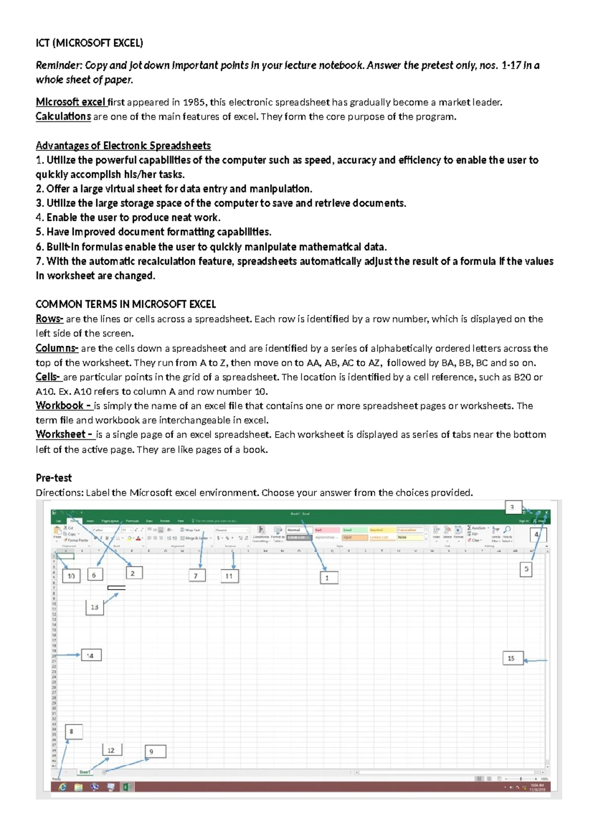 ICT 7 3rd Periodical Test with Answer Key - Studocu