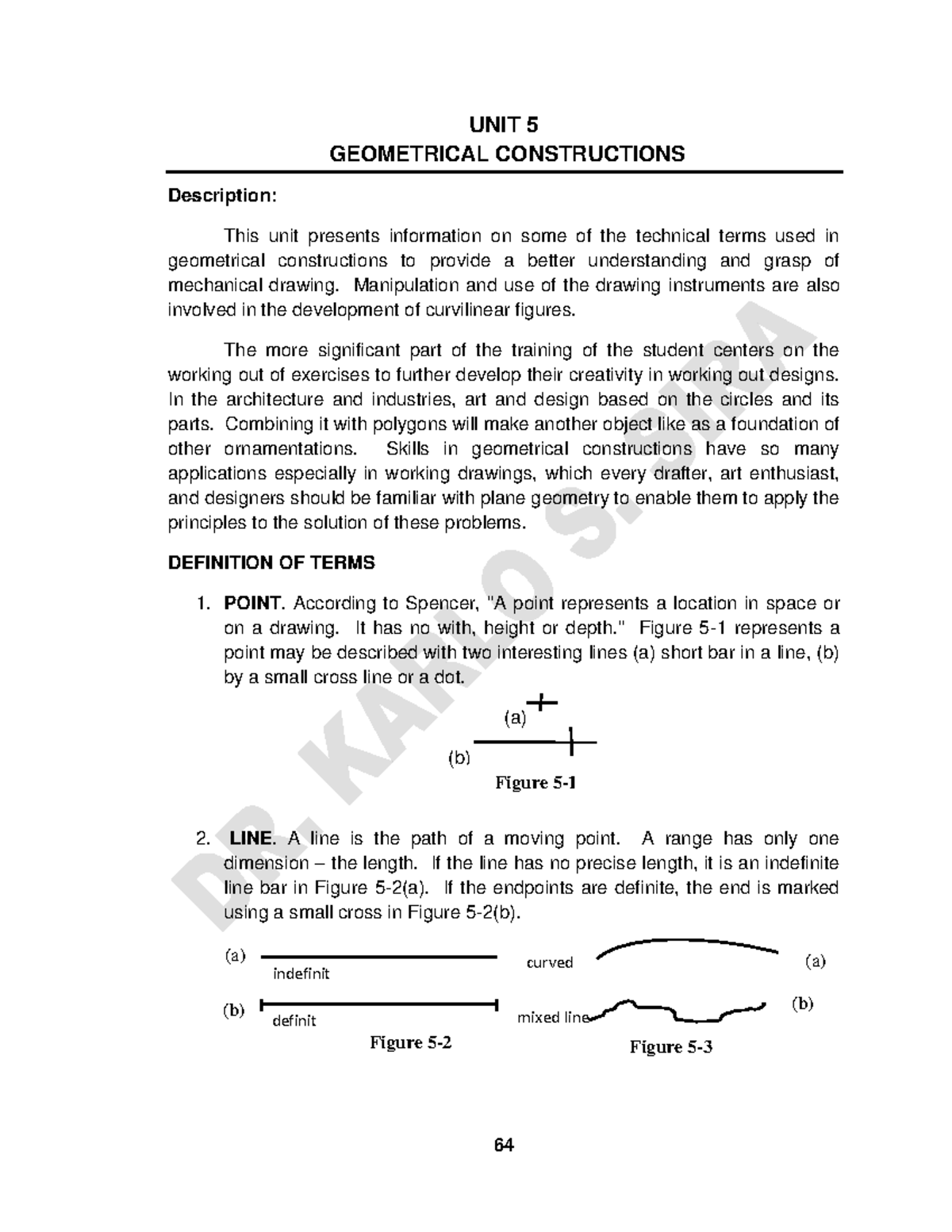 UNIT 5: GEOMETRICAL CONSTRUCTIONS & APPLICATIONS IN DESIGN - Studocu