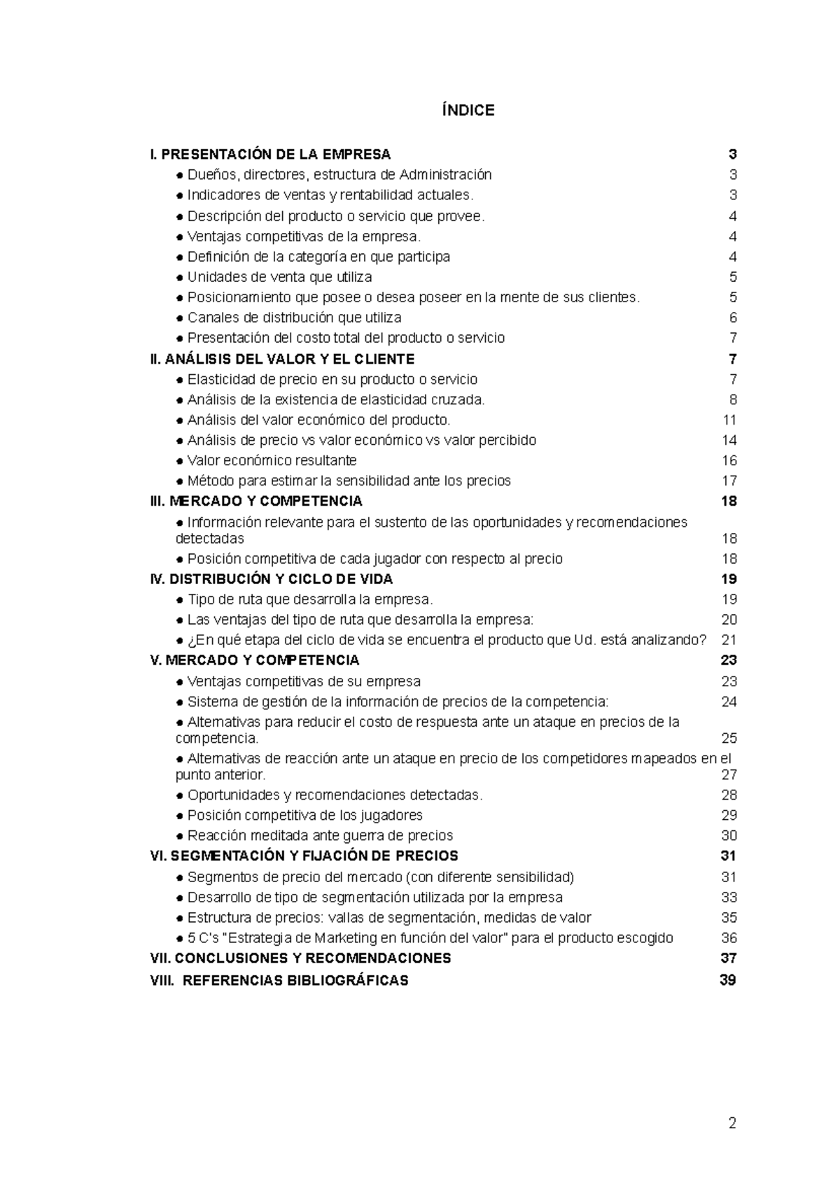 Análisis de Mercado y Estrategias de Precio - TF Princing Grupo 1 - Studocu