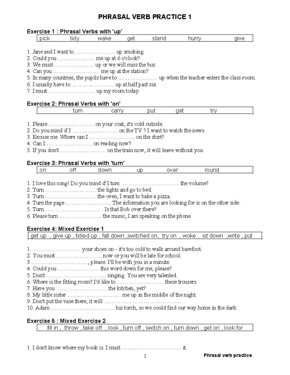 Grammar 2 - Handouts for Assorted Exercises and Practice - Studocu