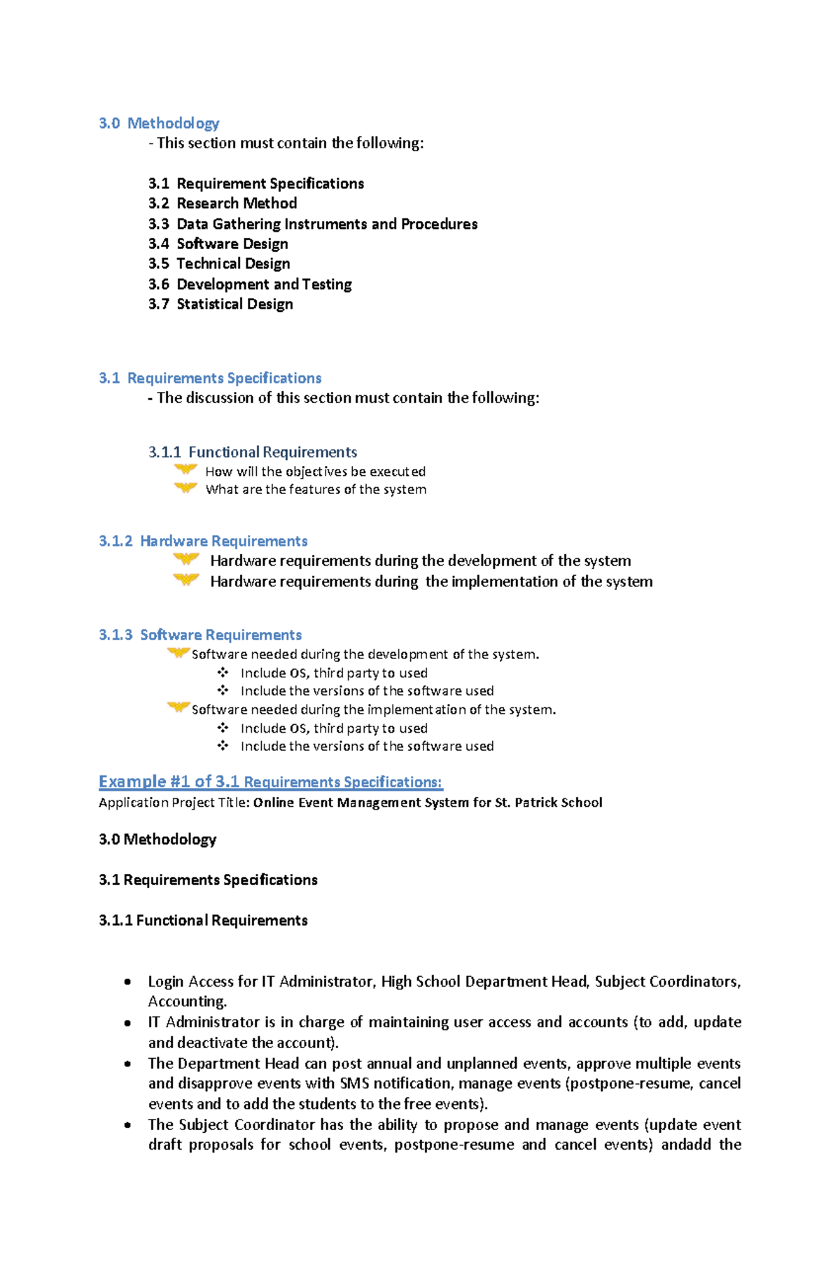 332166238 Chapter 3: Methodology and Requirements Specifications - Studocu