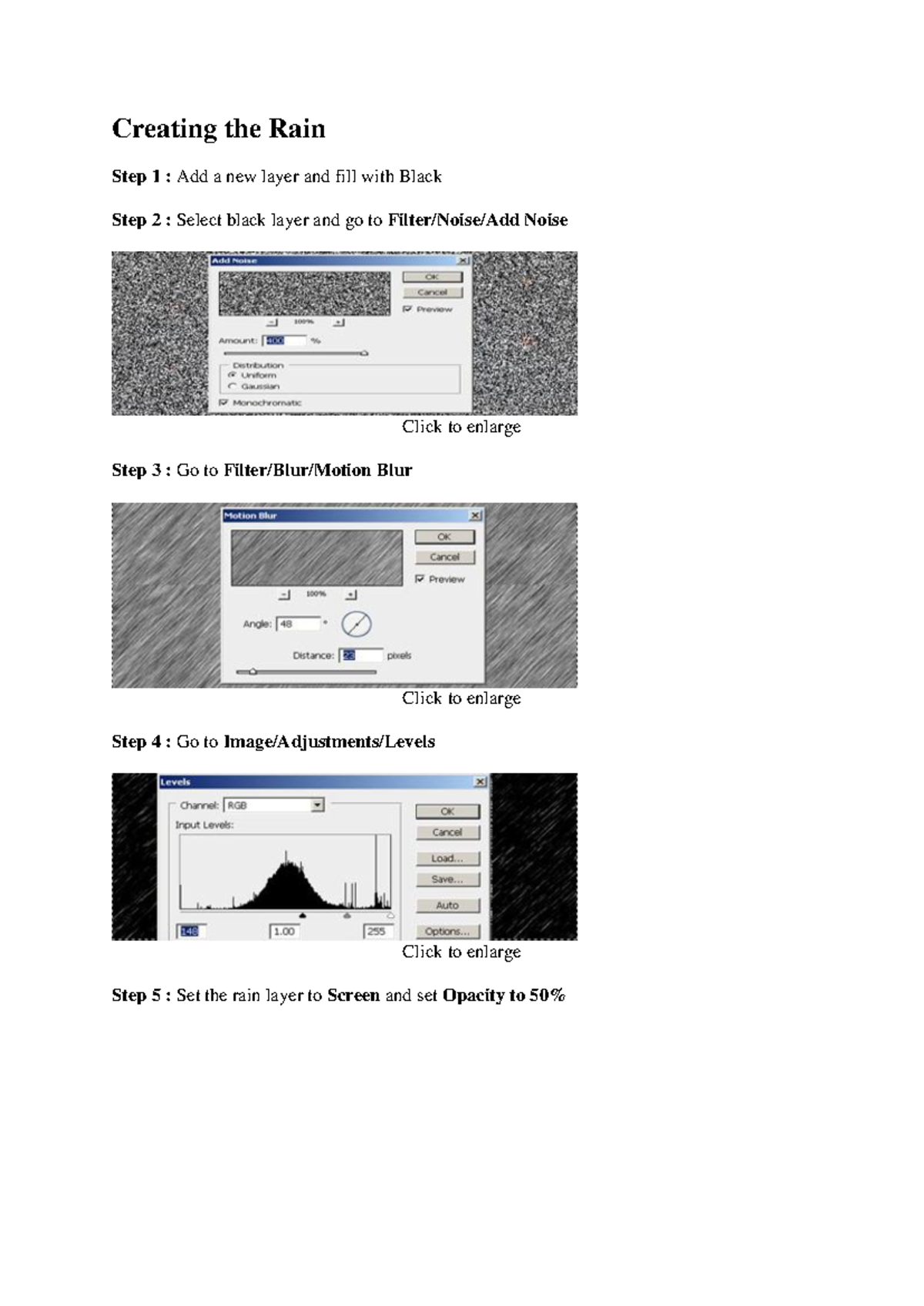 Creating Animated Rain Effects: Step-by-Step Guide - Studocu