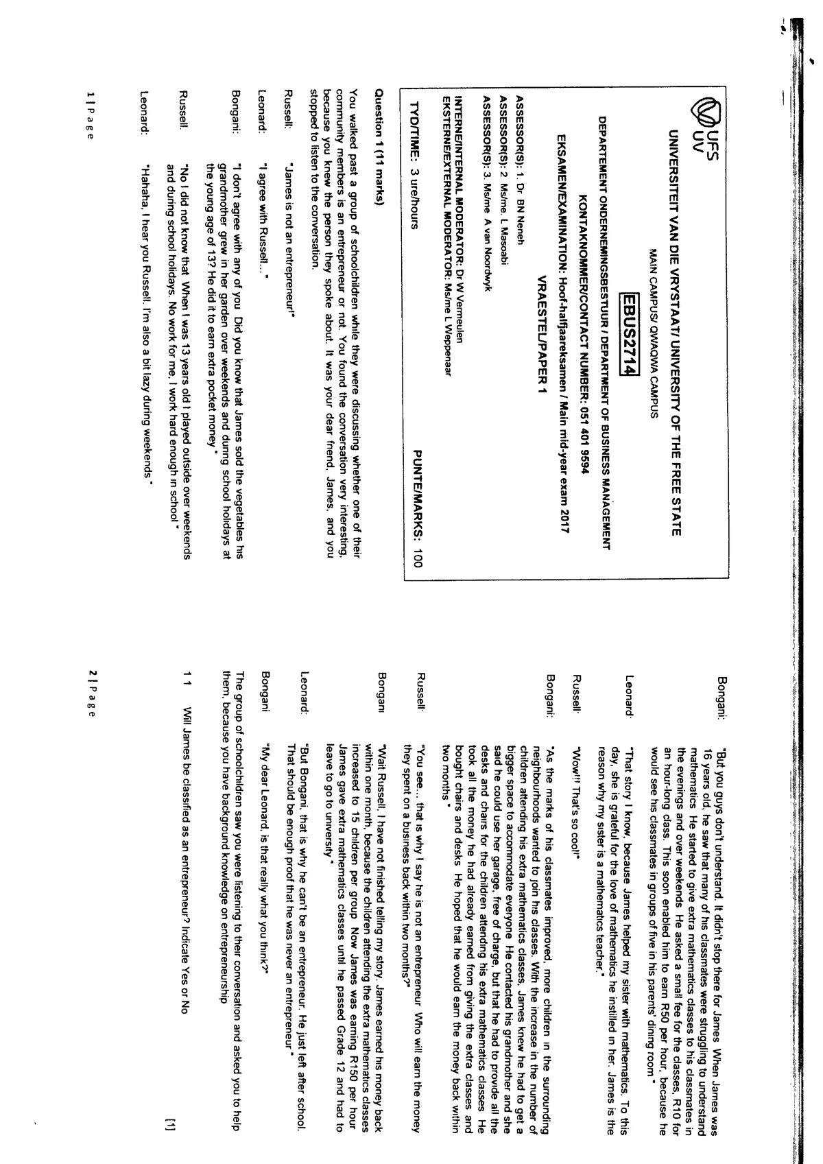 UFS EBUS 2715 Group Assignment: Strategic Management Insights - Studocu