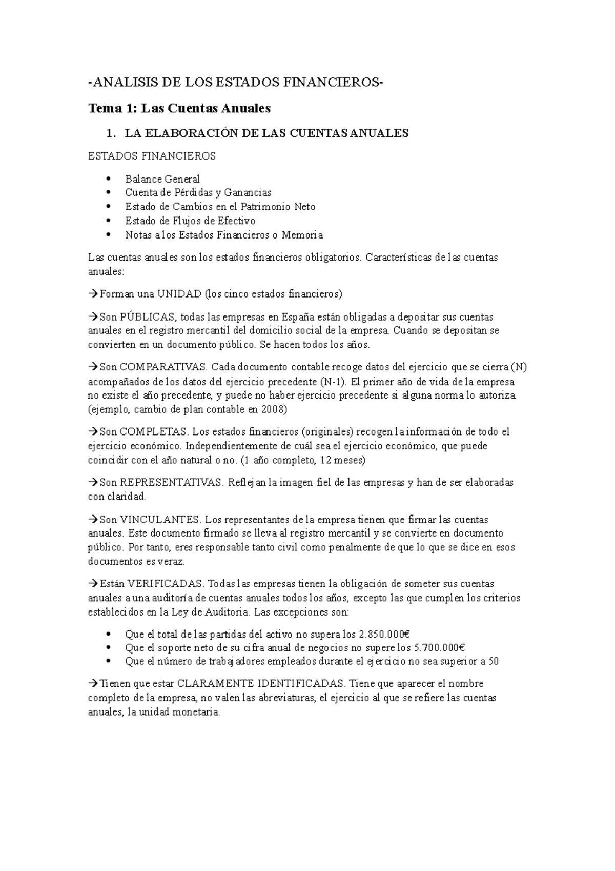 TEMA 1: Análisis de Estados Financieros - Cuentas Anuales y Modelos ...