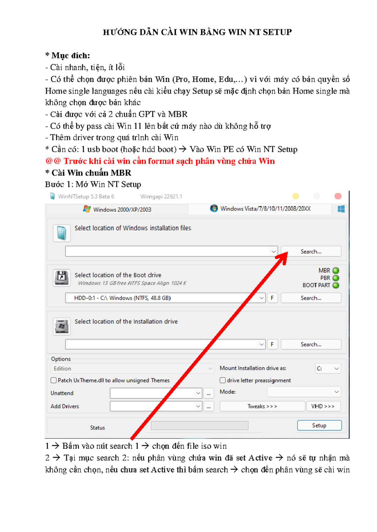 CÀI ĐẶT WINDOWS BẰNG WIN NT SETUP: HƯỚNG DẪN CHI TIẾT - Studocu